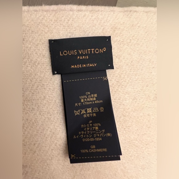 NIB M70868 Louis Vuitton Reyjavik Gradient Scarf Cashmere 100% Authentic - Picture 9 of 12